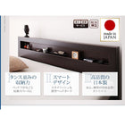 お客様組立 チェストベッド 薄型プレミアムポケットコイルマットレス セミシングル