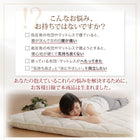 敷布団 ダブル テイジン V-L使用 日本製 高弾力四層