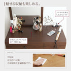 ドレッサー スツールセット 2口付 半身鏡