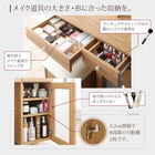 ドレッサー スツールセット 2口付 半身鏡