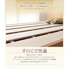 お客様組立 シンプル大容量収納庫付きすのこベッド 薄型スタンダードボンネルコイルマットレス シングル 深さラージ