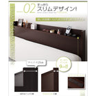 ベッド セミシングル 跳ね上げ 収納 薄型スタンダードボンネルコイル 縦開き 深さレギュラー お客様組立