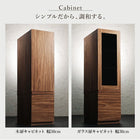 テレビボード 3点セット(テレビボード+キャビネット×2) 木扉 ミドルタイプ