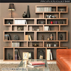 ディスプレイシェルフ 飾り棚 ワイド ストレート 幅180 高さ120