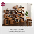 ディスプレイシェルフ 飾り棚 ワイド ストレート 幅180 高さ120