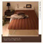 敷パッド 単品 1枚 セミシングル ショート丈専用 綿混