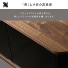 ハーフコーナーテレビボード 幅115 角度調節可能 隠しキャスター付き