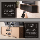 ハーフコーナーテレビボード 幅115 角度調節可能 隠しキャスター付き