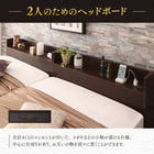 ガス式 ベッド 収納 跳ね上げ キング SS+S マットレス付き フランスベッド マルチラススーパースプリング 縦開き