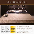 ガス圧 跳ね上げ クイーン SS×2 ベッド 収納 フランスベッド マルチラススーパースプリング 縦開き お客様組立