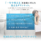 羽毛薄掛布団 単品 セミダブル エクセルゴールドラベル フランス産ダウン90%