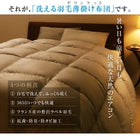 羽毛薄掛布団 単品 セミダブル エクセルゴールドラベル フランス産ダウン90%