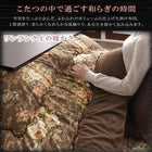 こたつ 掛布団&敷布団 2点セット 6尺長方形 90×180 天板対応 国産 高級花柄ボリューム大判