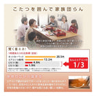 こたつ用掛布団単品 4尺長方形 80×120 天板対応 日本製 大判 ボリューム