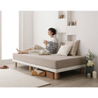 シングル ショート丈脚付きマットレス すのこ 薄型抗菌国産ポケットコイル 脚15cm