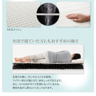 コンパクトマットレス 三つ折り薄型ポケットコイル セミシングル ショート丈 厚さ7cm