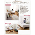 マットレスベッド ショート丈分割式 ボンネル ベッドパッド・シーツセット付き セミダブル ショート丈 脚22cm