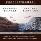 こたつ用掛布団単品 4尺長方形 80×120 天板対応 ヴィンテージ 幾何柄織