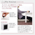 こたつ テーブル単品 鏡面仕上 長方形 75×105