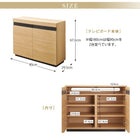 テレビボード 幅90 カウンター下収納 薄型ハイタイプ