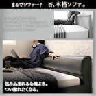 ベッド フロアベッド シングル レザー スタンダードボンネルコイル