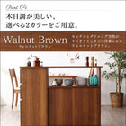 キッチンカウンター 日本製 完成品 両面収納 間仕切り