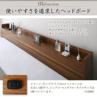 セミダブル 大型フロアベッド スタンダードポケットコイル