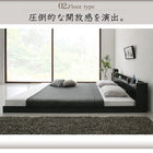 ベッド ダブル 大型フロアベッド プレミアムポケットコイル