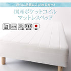 マットレスベッド クイーン 脚付き ポケットコイルマットレス 脚22cm