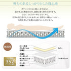 マットレスベッド シングル 脚付き 国産ポケットコイルマットレス 脚30cm