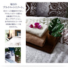 布団カバーセット ベッド用 ダブル4点セット 綿100% リゾート カバーリング (ピローケースx 2 掛布団カバー, ボックスシーツ)