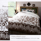 布団カバーセット 和式用 シングル3点セット 綿100% リゾート カバーリング (ピローケースx 1 掛布団カバー, フィットシーツ)