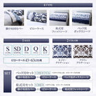 布団カバーセット 和式用 セミダブル3点セット 綿100% リゾート カバーリング (ピローケースx 1 掛布団カバー, フィットシーツ)