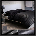 布団カバーセット 和式用 セミダブル3点セット 冬のホテルスタイル (ピローケースx 1掛布団カバー, フィットシーツ)