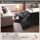 こたつ 掛布団&敷布団 2点セット カバーは別売 正方形 75×75 天板対応 リゾート