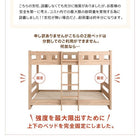 2段ベッド 180cm 丈夫 ウレタン シングル ショート丈 お客様組立