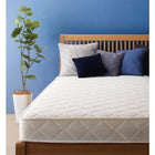 腰をしっかり支える通気性ボンネルコイルマットレス ダブル