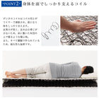 腰をしっかり支える通気性ボンネルコイルマットレス ダブル