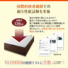 ベッド セミシングル 跳ね上げ 薄型スタンダードボンネルコイル 縦開き 深さラージ お客様組立 すのこ