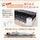 分割式 マットレスベッド シングル ボンネルコイルマットレス 敷パッドなし