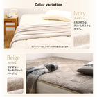 マットレスベッド ダブル ポケットコイルマットレス 敷パッドなし