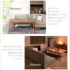 ダイニングこたつ テーブル単品 W105 高さ調節 収納付