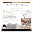 キングサイズ 脚付きマットレス プレミアム2層ポケットコイル キング(SS+S)