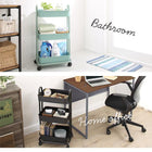 キッチンワゴン 収納ボックス ランドセルラック おもちゃ箱 おむつ オムツ入れ 取手付き キャスター付き おもちゃ収納 北欧 マルチ三段ワゴン 隙間収納