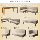 こたつソファダイニング ダイニングソファ 1P 高さ調節 3段階伸長式