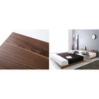 フロア ロー ベッド プレミアムボンネルコイルマットレス付き シングル 棚 コンセント付き