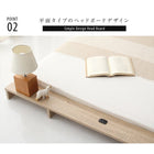 フロア ロー ベッド プレミアムポケットコイルマットレス付き シングル 布団のように使える 棚 コンセント付き