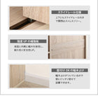 まるで造り付け ミラー付き ルーバー折れ戸式ワードローブ 幅150