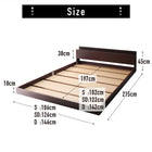 フロアベッド 国産カバーポケットコイルマットレス付き シングル 棚・コンセント