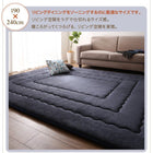 厚み40mmのふっくら厚敷きクッションラグ 130×190cm